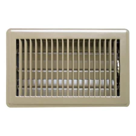 Tool Time C150MB06X10 Steel Floor Register  Brown - 6 x 10 in. TO880814